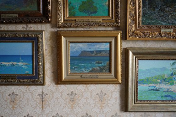 Storm at sea. Cape Kuron