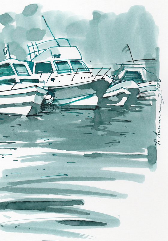Boats at rest.