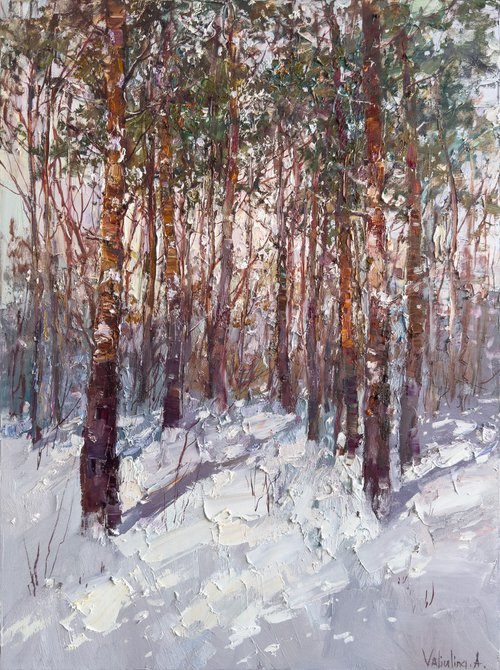 Winter forest by Anastasiia Valiulina