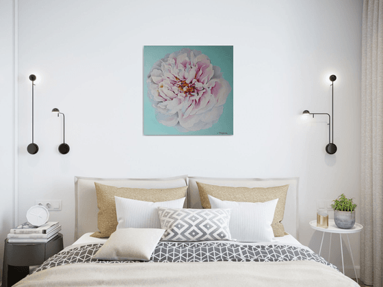 Peonies, Large painting Peony