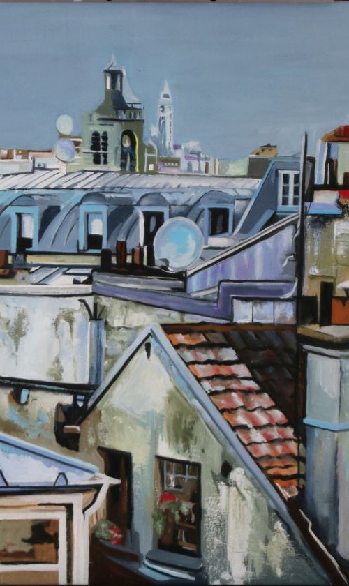 toits de Paris by Clotilde Nadel