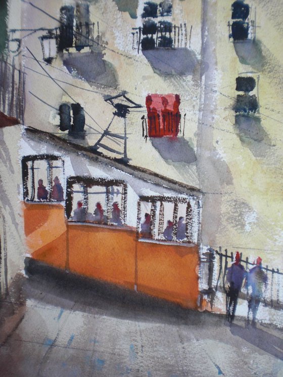 tram in Lisbon 2