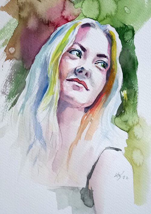 With green eyes by Kovács Anna Brigitta