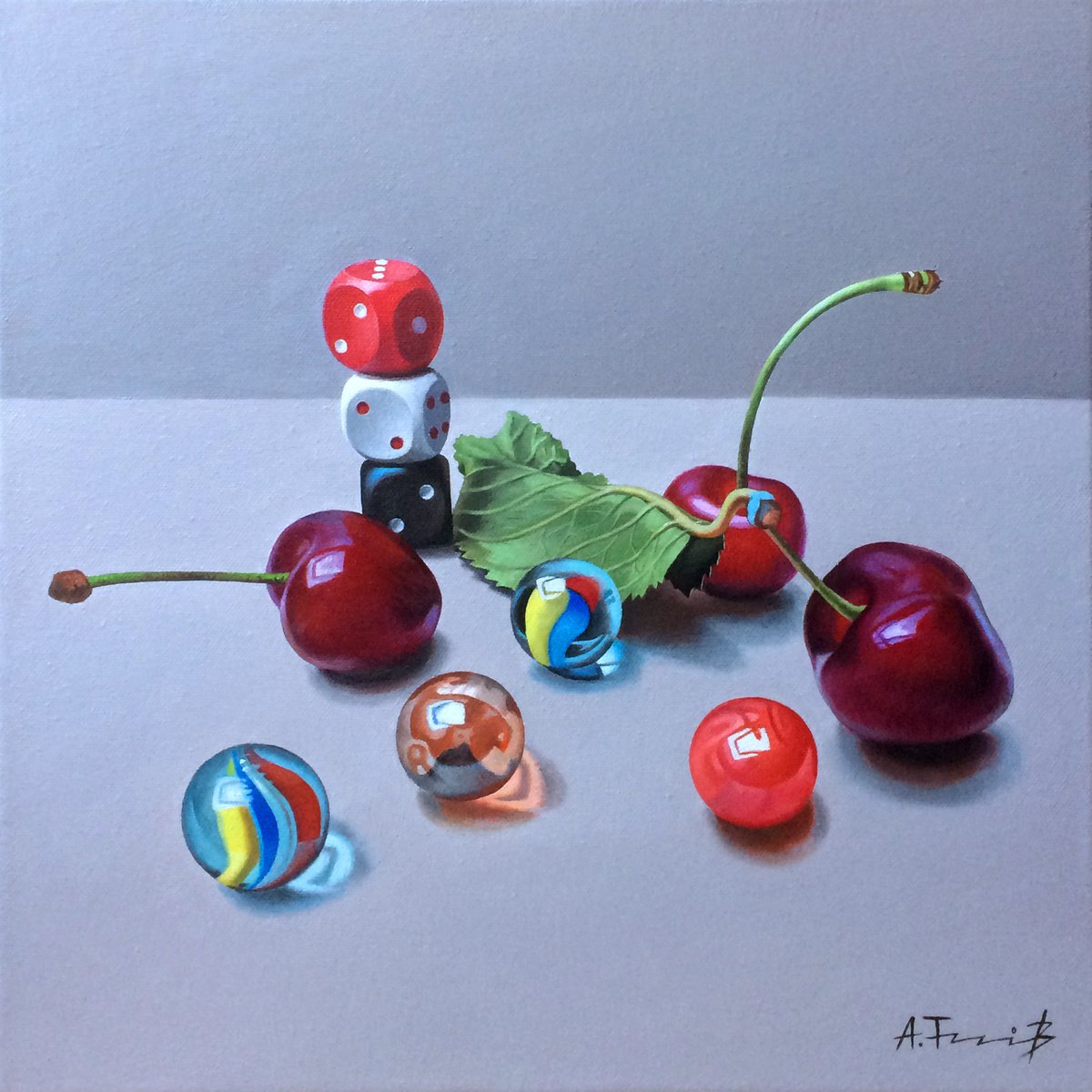 Cherries and Marbles by Alexander Titorenkov