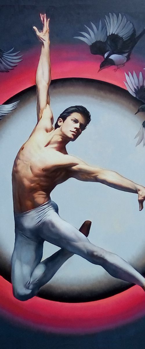 A Breakthrough / Dancing with Magpies. Roberto Bolle by Tatiana Rezvaya