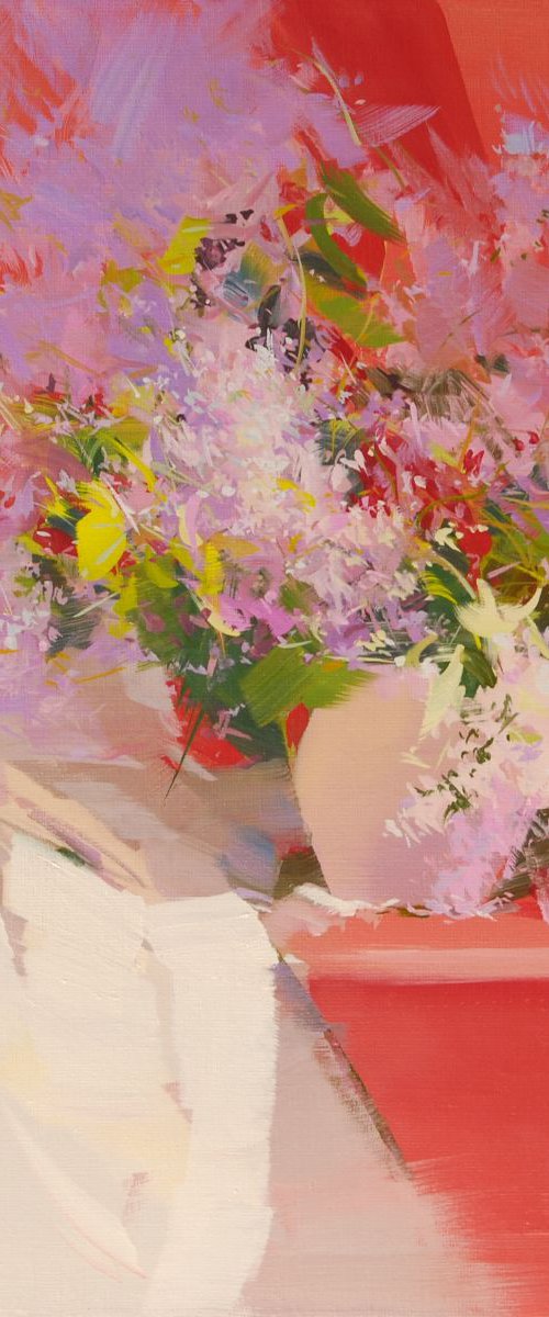 Flower painting " Lilacs " (72sl13) by Yuri Pysar