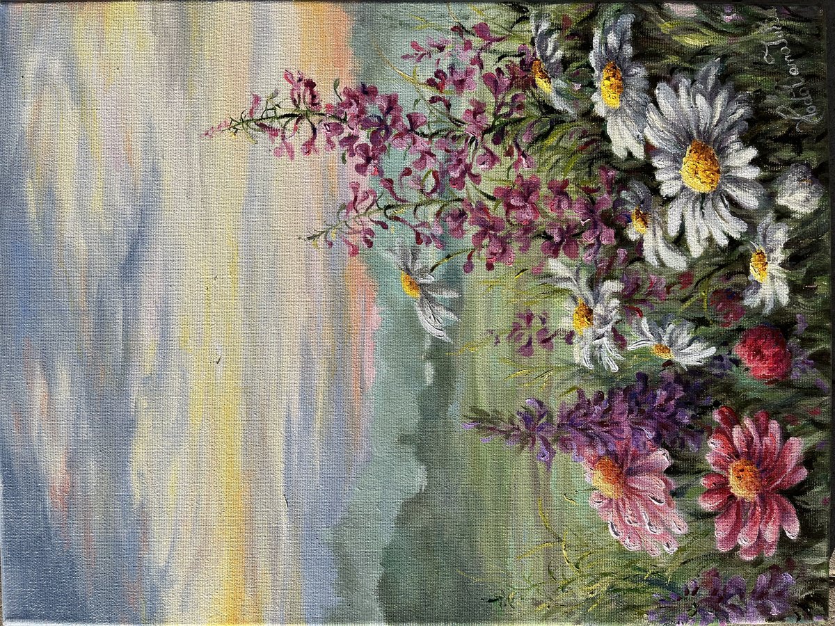 Photorealistic Landscape Oil Painting By Oana Voda, 12 X 16", Missing Summer, Original Artwork