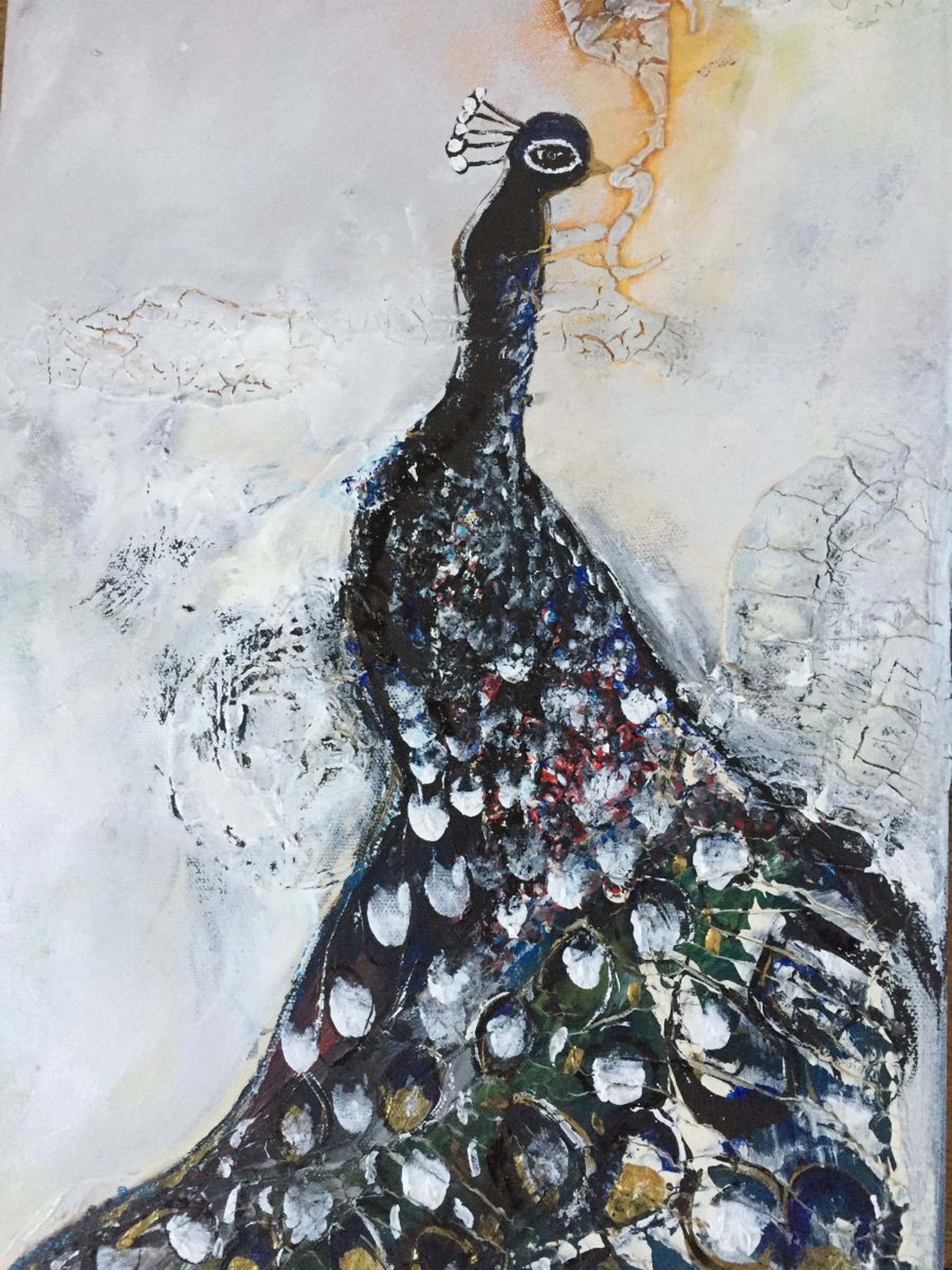 Peacock Iv Fine Art Peacock Art Painting O Artfinder