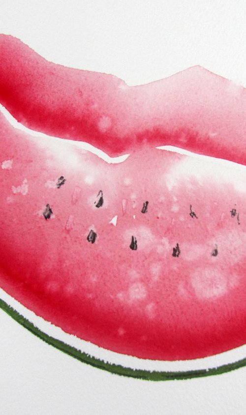Watermelon slices by Violeta Damjanovic-Behrendt