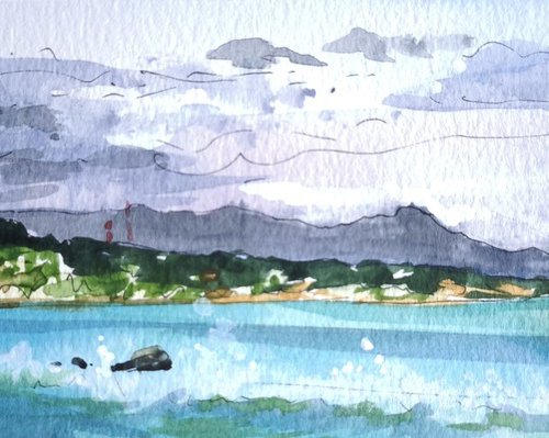 Spanish Coastal Seascape by Iryna Zadnipriana
