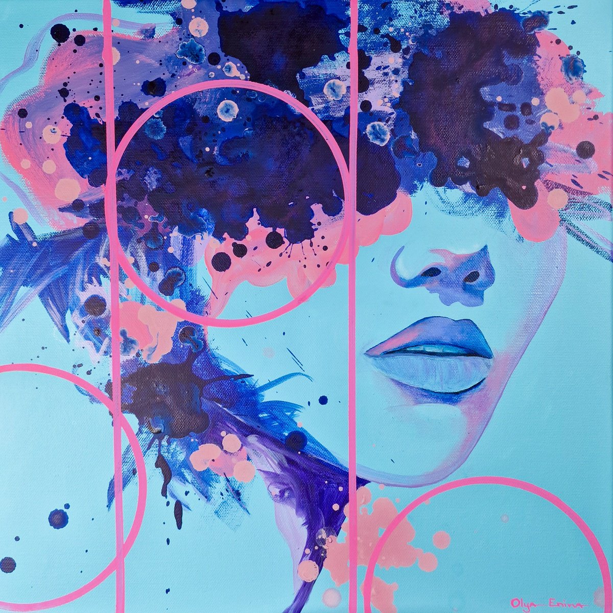  Clouds Of Emotions By Olya Enina, 16 X 16, Artwork For Sale On Artfinder