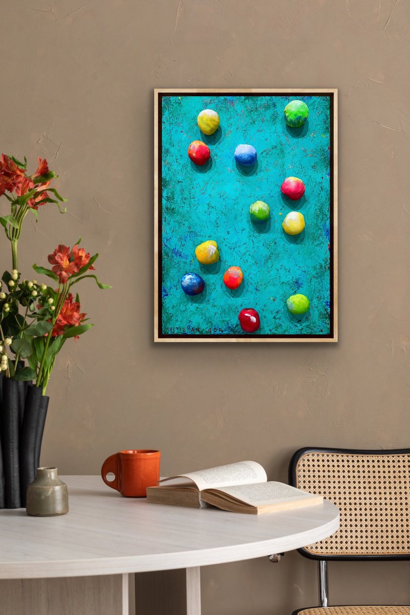 Urban And Pop Acrylic Painting , Playful Elegance Ii By Gor Avetisyan, 20 X 28, Artwork For Sale On Artfinder