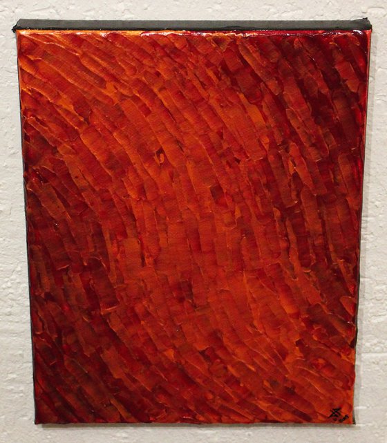 Texture movement / Red Orange