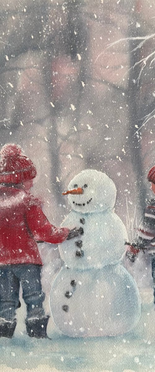 Building Memories in the Snow by Darren Carey
