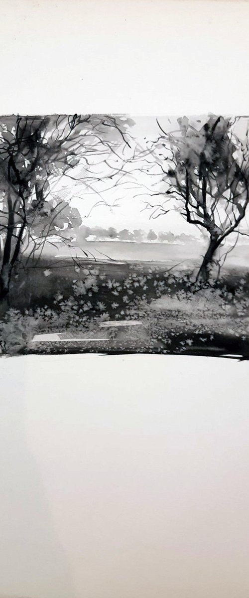 winter landscape by Alexandr Klemens