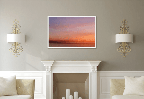 Abstract Sunrise No 1 - 48x32"