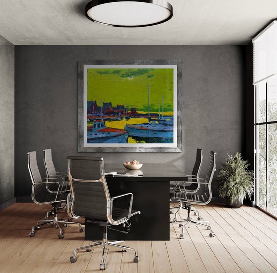 "Silence of the sea breeze"