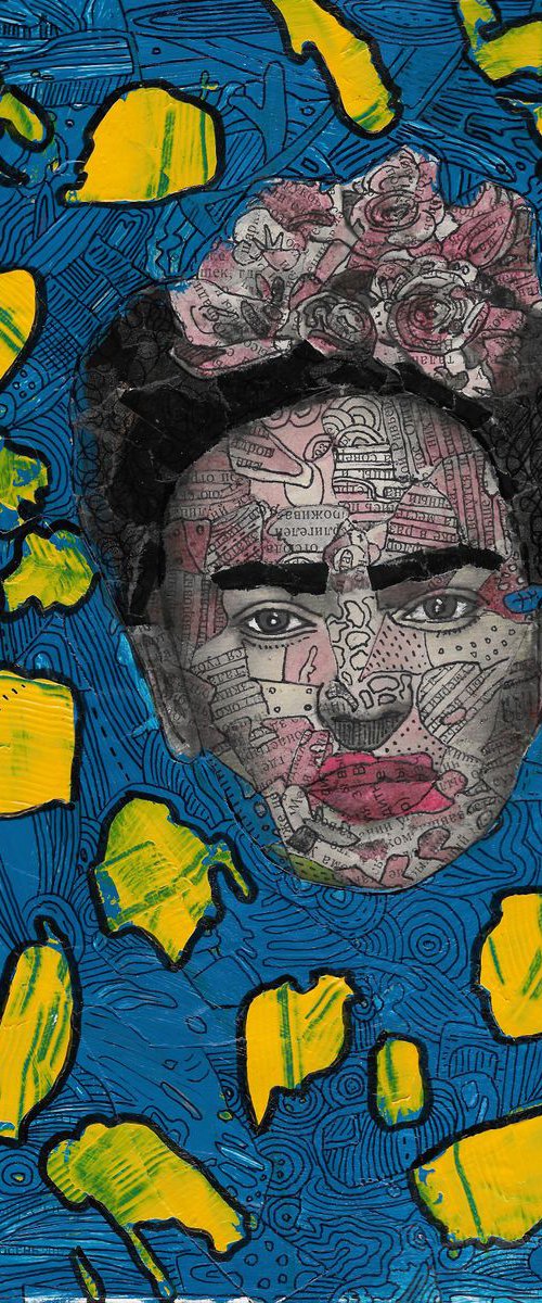 Portrait of Frida Kahlo # 32 by Pavel Kuragin
