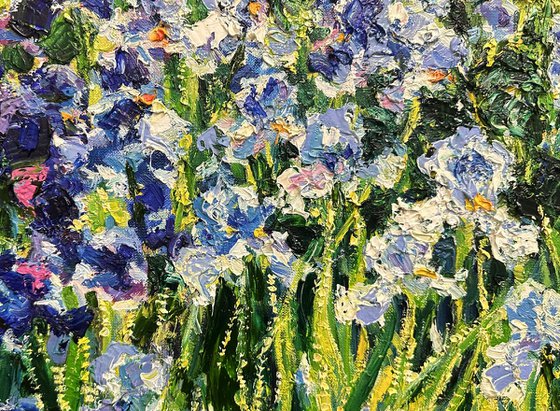 "Irises in My Mother's Garden"