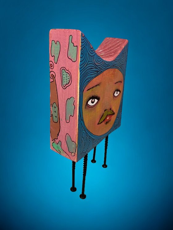 Wood human #160