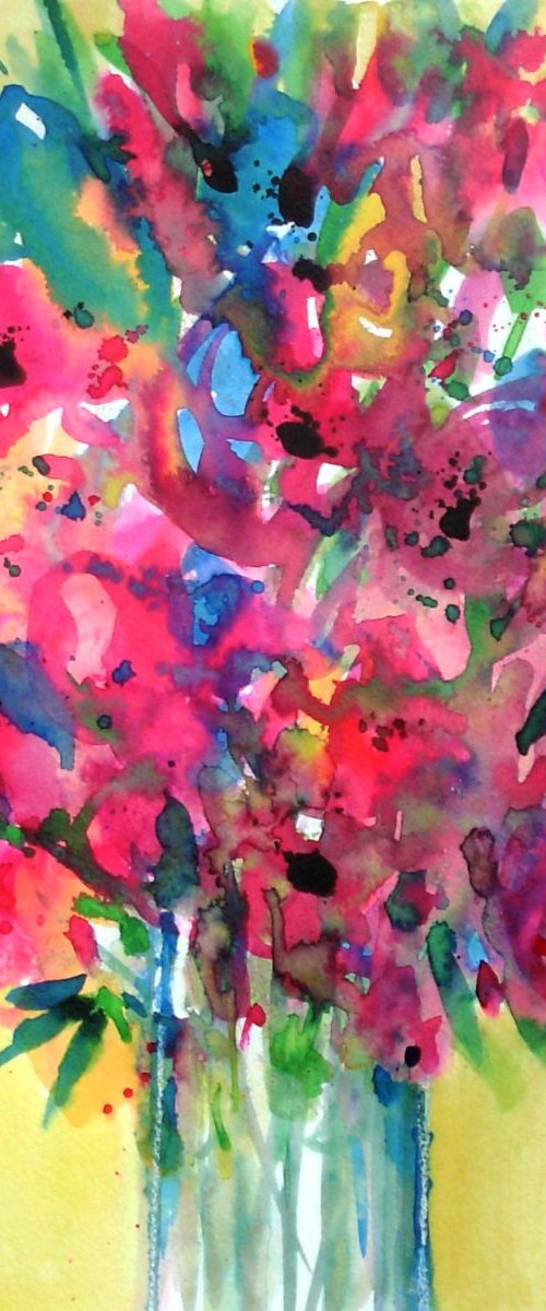 Mixed Flowers 3 by Jan Rippingham