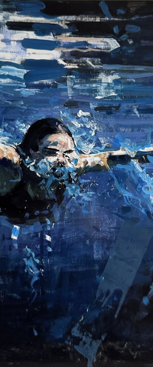 Immersion in blue by Marco Ortolan
