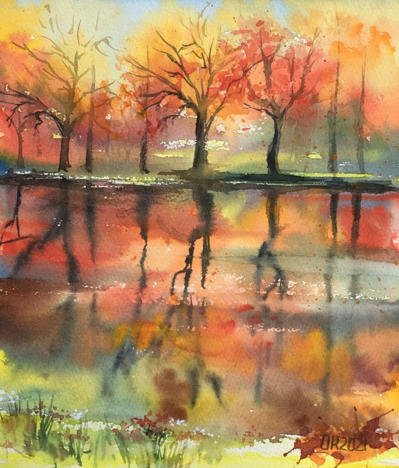 "Autumn pond"