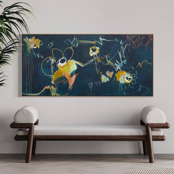 Chalkboard Daisies