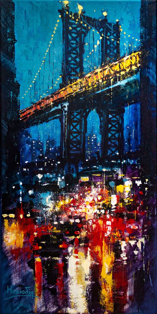 Manhattan Bridge by Aleksandr Neliubin