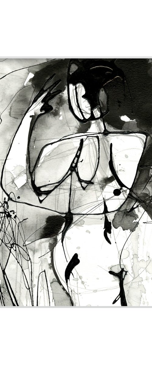 Doodle Nude 3 by Kathy Morton Stanion