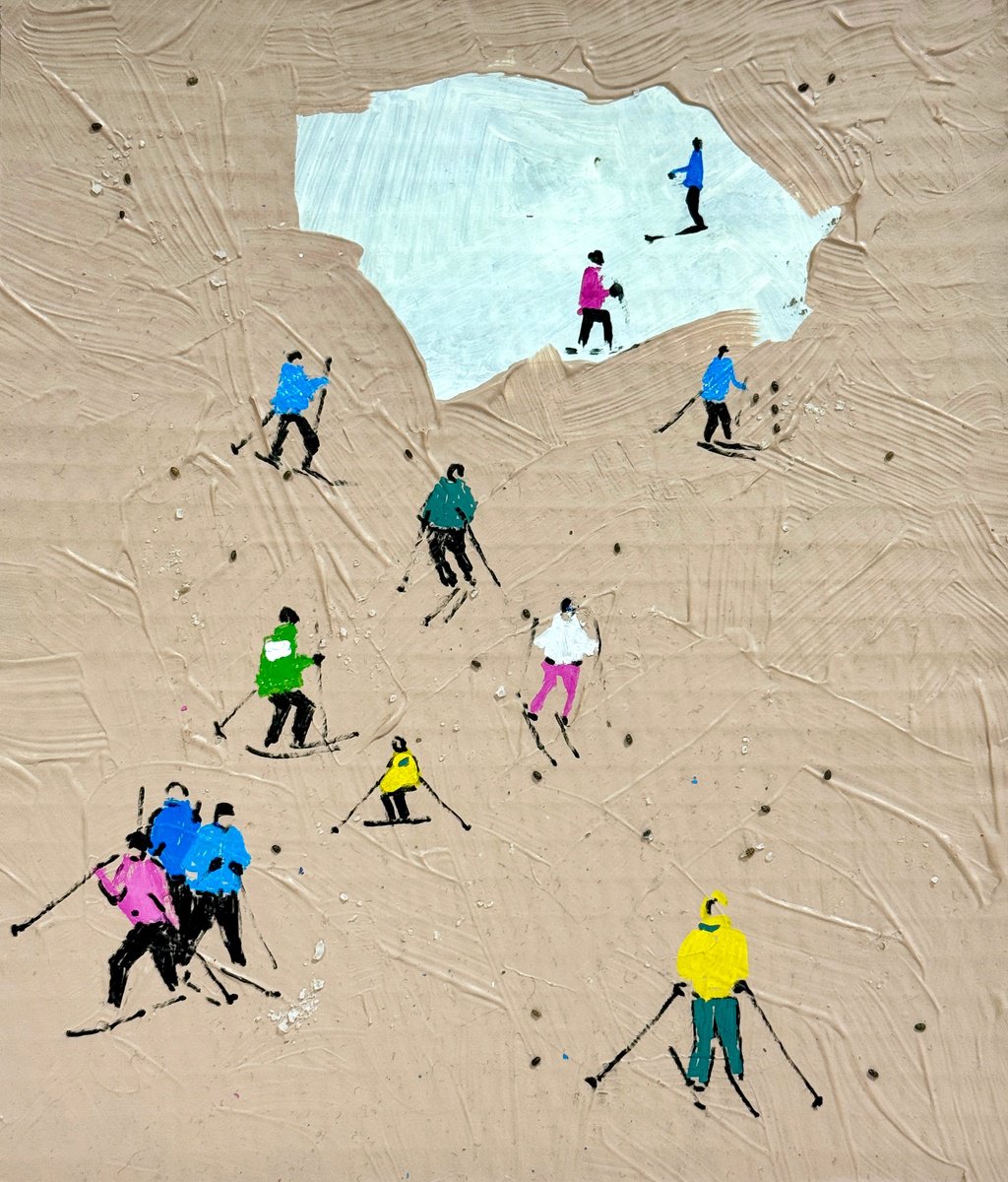 Colorado Ski By Bogdan Shiptenko, 12 X 16, Artwork For Sale On Artfinder