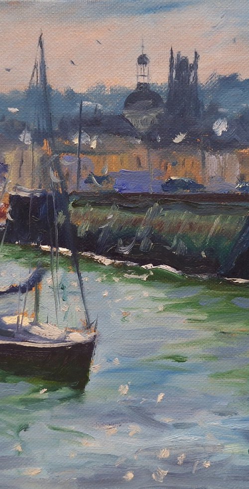 Dieppe Harbour by Robert Mee