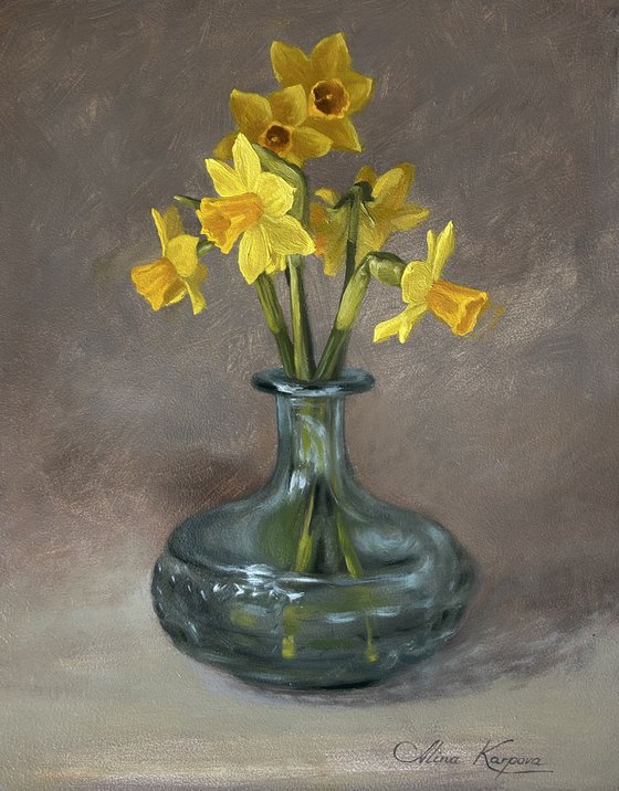 Daffodils still life