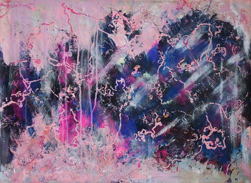 Abstraction. Spring Triumphs / Original Painting by Salana Art Gallery