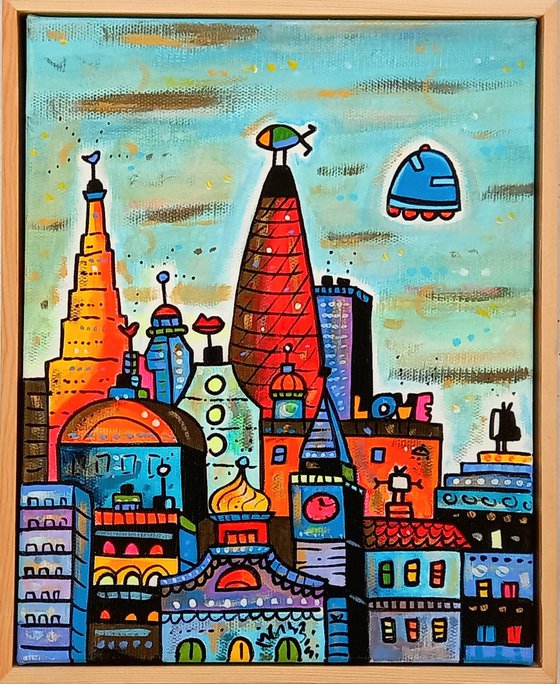 Cartoon Vibrant London