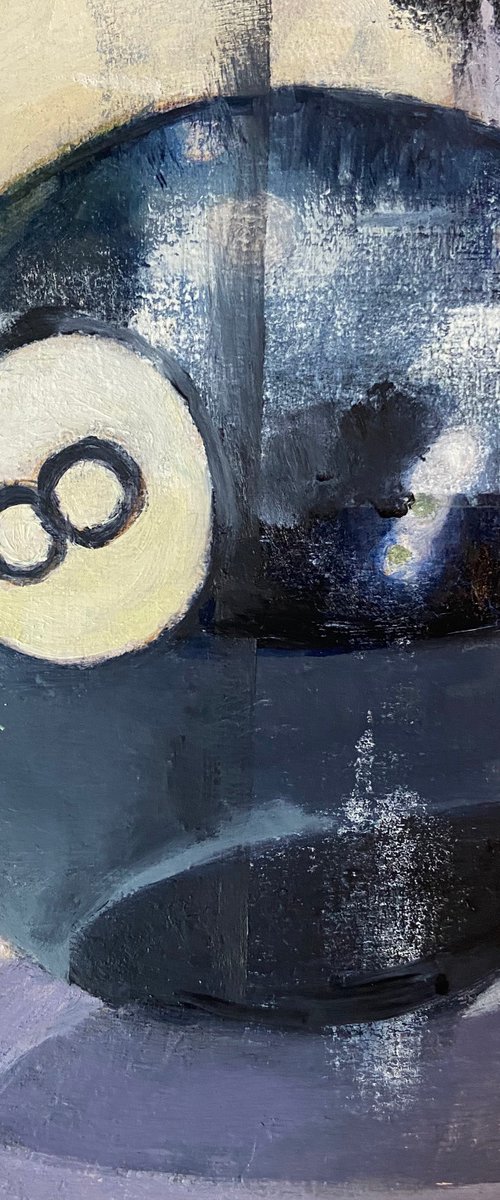 Behind the 8 Ball by Dennis Crayon