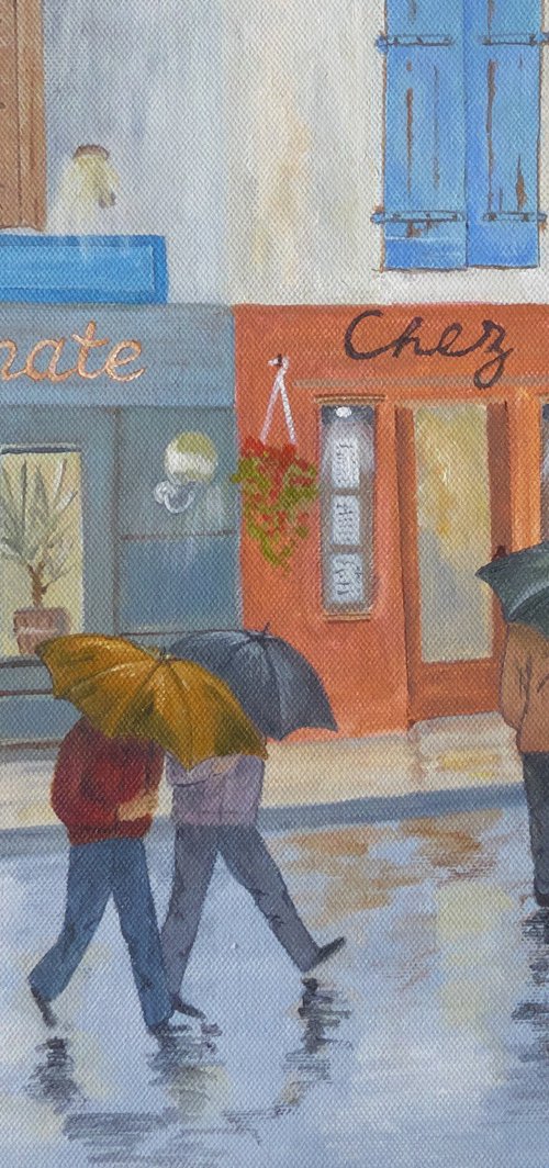 Rain, Paris by Maddalena Pacini