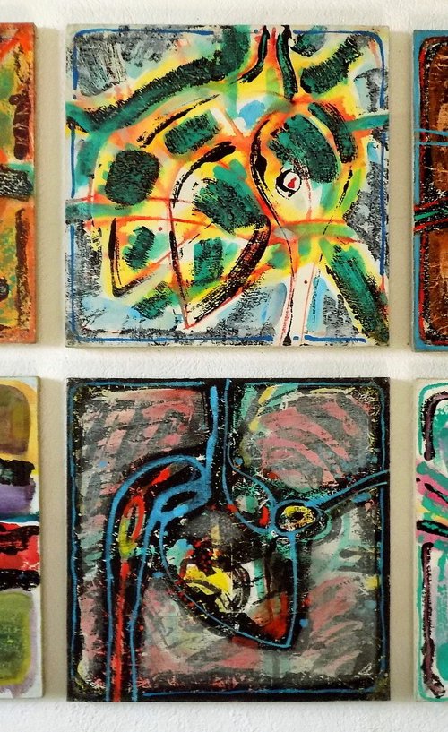 Abstract (six hearts)-VI by Stanislav Bojankov