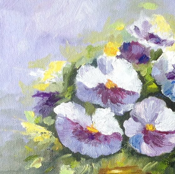 Pansy flowers