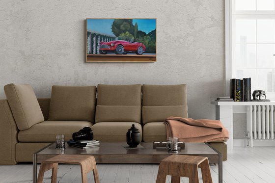 Shelby Cobra AC. Hyperrealism car art