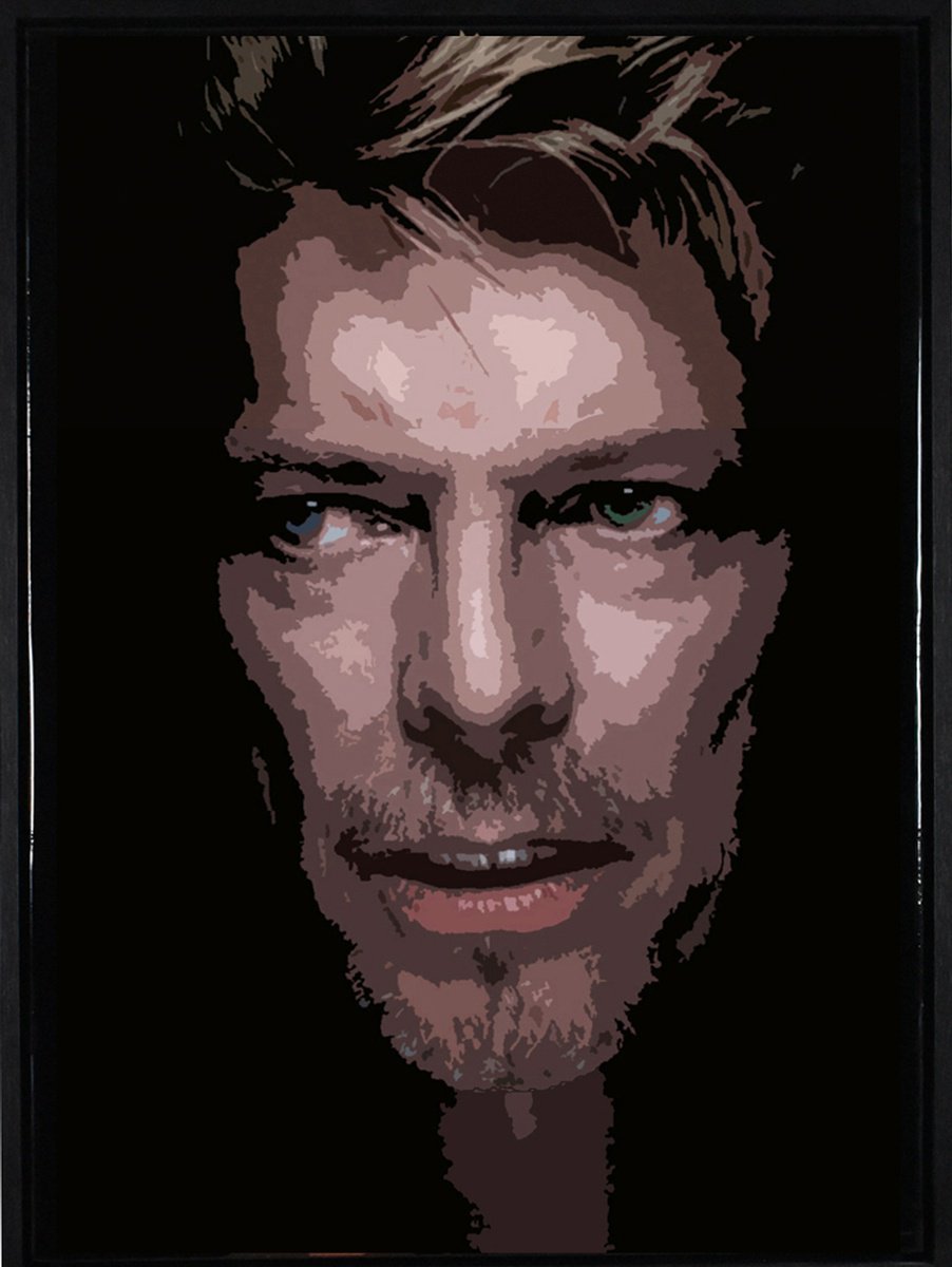 David Bowie (Framed) by Robert Kerr