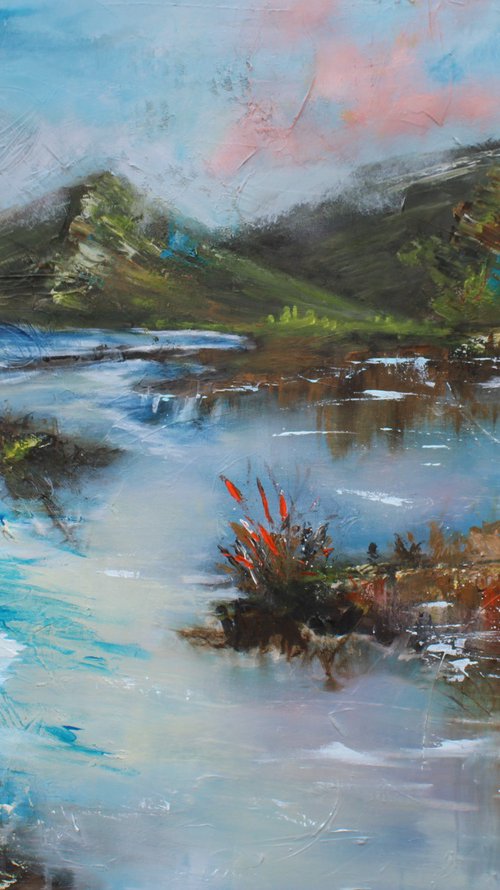 Silent Loch, endless sky by Niyati Jiwani