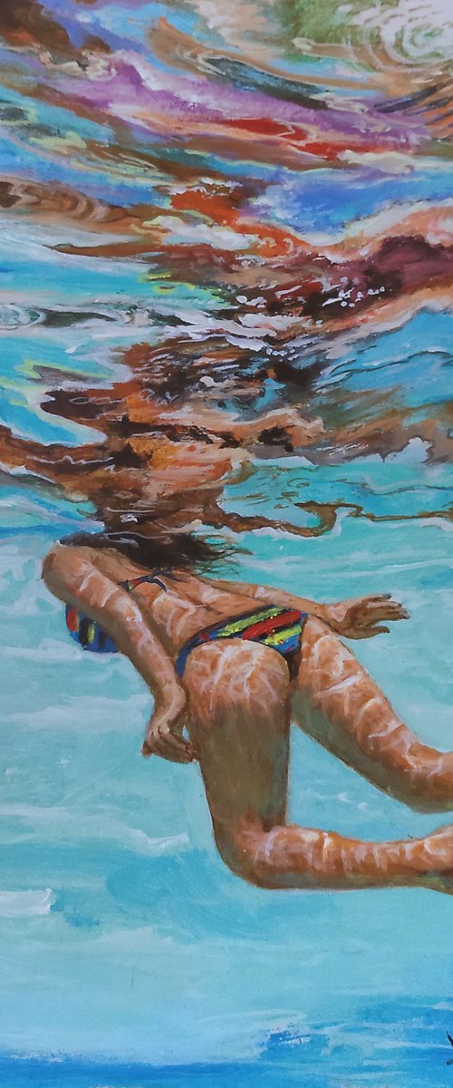Girl swimming16 by Vishalandra Dakur