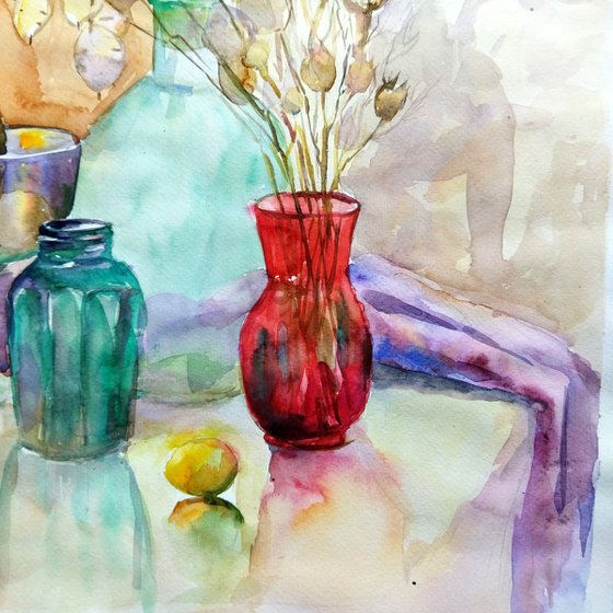 Glass & Fruit Harmony
