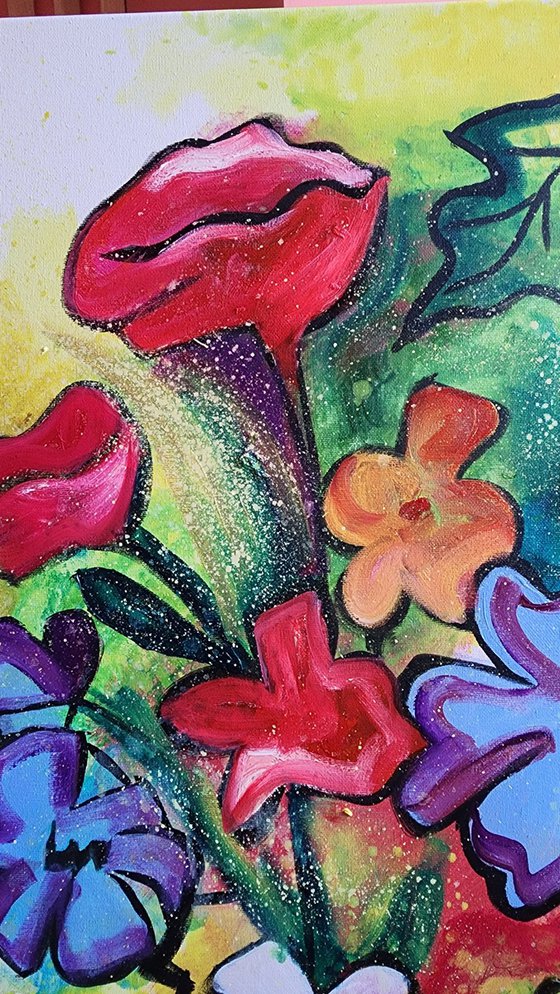 Bright Wildflowers