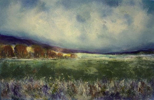'Purple Haze On The Moor IIl by Maxine Anne  Martin