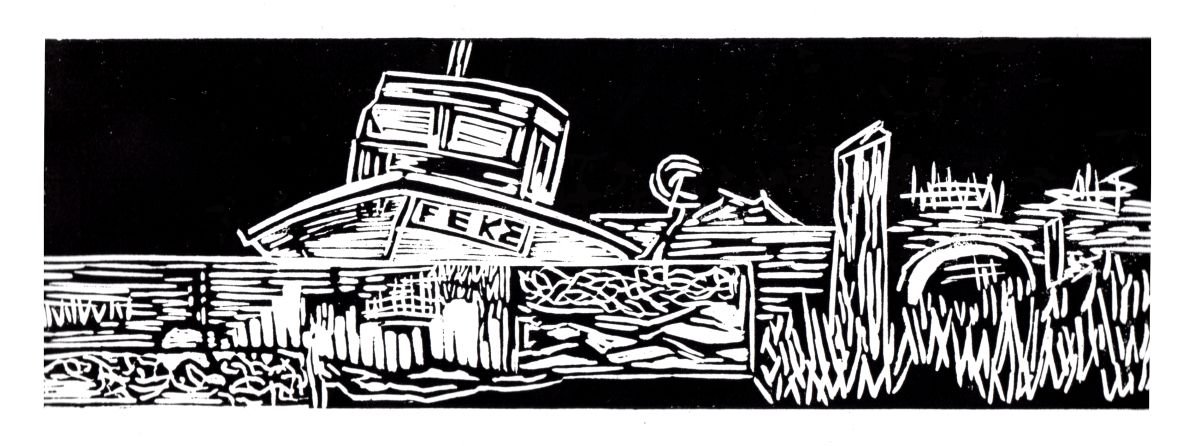Boat, Dungeness by Anna Robertson