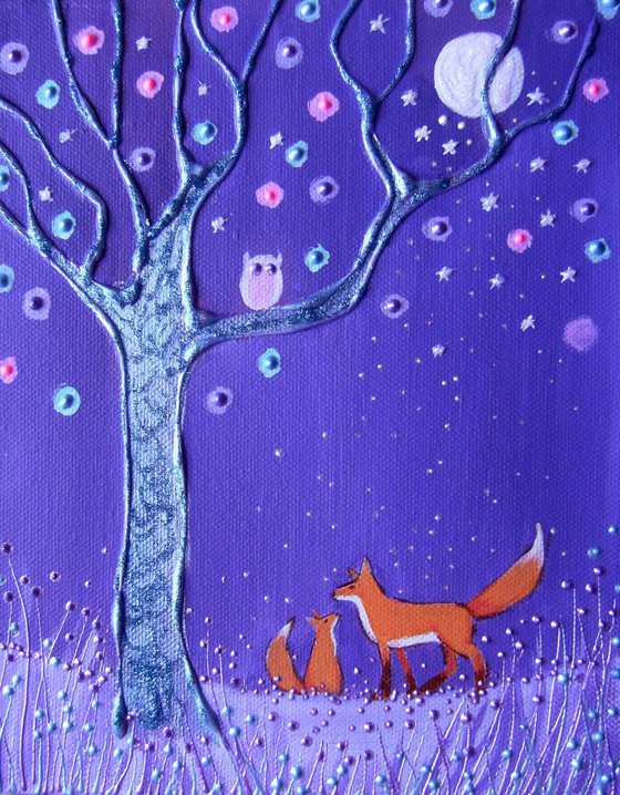 Fox and cub