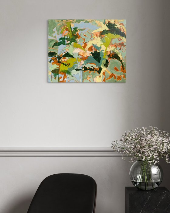 Afternoon View with Flowering Nettles