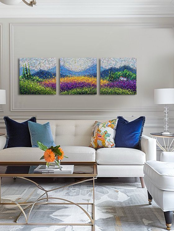 A Journey to Peace - triptych